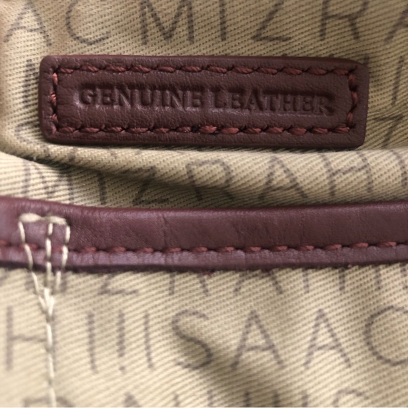 Isaac Mizrahi Teal Textured Genuine Leather Crossbody, NWOT - Picture 11 of 14